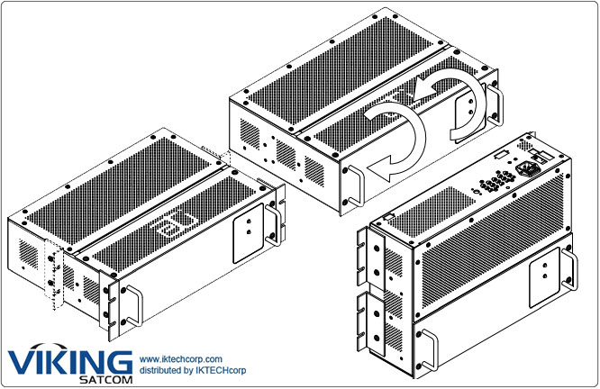 VIKING ETI-ADH-NETCOM Automatic Air Dehydrator Conversion from rack mount to wall mount unit